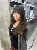 縮毛矯正髪質改善ハイライトレイヤーカット枚方美容室エクステ