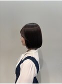 ボブ/ピンクブラウン