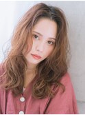 オリーブベージュウェーブミディアムオリーブグレージュ銀座