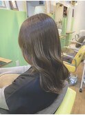 大人かわいい透明感ベージュカラー+ケアプロトリートメント