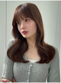 くびれヘア/顔周り/韓国/ボブ/レイヤーカット/前髪/カラー表参道