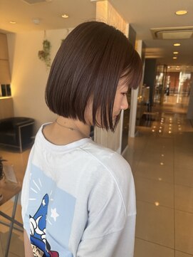 フェイス 大船(FACE) ボブ × ピンクブラウン /コノミ.大船