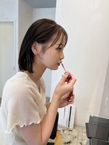 アスラン(ASLAN)&nbsp;【aslan】結べるボブ/顔周りカット/ミルクティカラー