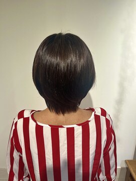 ヘアーポケット 恵比寿(hair pocket) 艶感大人マッシュ/髪質改善/透明感カラー/小顔カット/30代/40代