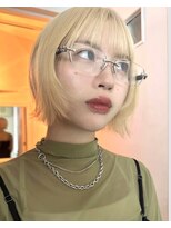 カシェル トウキョウ(Cashel Tokyo)&nbsp;ブロンド/レイヤーボブ/ブリーチカラー