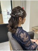 お呼ばれハーフアップstyle