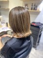 エレノア スパアンドトリートメント 銀座店(Eleanor)&nbsp;白髪を生かしたハイライトで華やかなカラーもおすすめです！