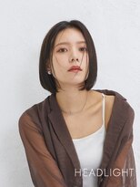 アーサス ヘアー デザイン 自由が丘店(Ursus hair Design by HEADLIGHT) ウルフボブレイヤーココアベージュ小顔ココアブラウンネイビー