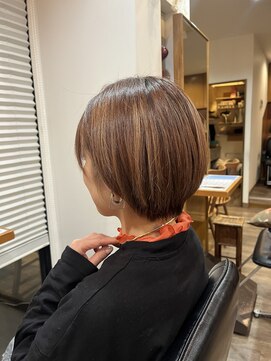 クロード モネ 吉祥寺店(Claude MONET) 【木賀　絵莉子】ショートボブ/ハイライト×ベージュ