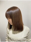 透明感カラー Aujua髪質改善トリートメント
