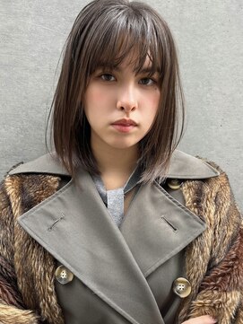 ロンド 銀座(Lond) 【Noa】ヘイリーボブ前髪レイヤーカット小顔/髪質改善/縮毛矯正
