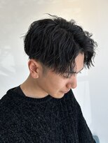 ロテ(LOTE.)&nbsp;着物ヘア/ダークアッシュ/ミディアムレイヤーカット/一宮