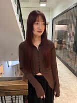 アクシス 栄店(`AXIS)&nbsp;イメチェン/ピンクベージュ/アンブレラカラー/前髪/栄/矢場町