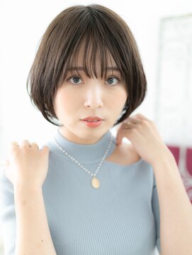 アルバハナレ 横浜(αlba HANARE) 関内/髪質改善/ダークグレージュ×小顔ナチュラルショートo