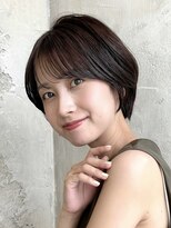 アフロート ルヴア(AFLOAT RUVUA)&nbsp;『岩田莉奈』新宿髪質改善　大人の魅力引き出す丸みショートボブ