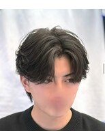 メンズヘアセンス 渋谷(MEN'S HAIR SENSE)&nbsp;ニュアンスパーマ/センターパート/メンズ/眉毛/フェザーパーマ