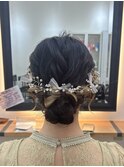 ゆるふわシニヨン♪