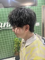 メンズサロン アネロ 名駅(Men's salon anhelo)&nbsp;ウルフカット×無造作パーマ×ツーブロック