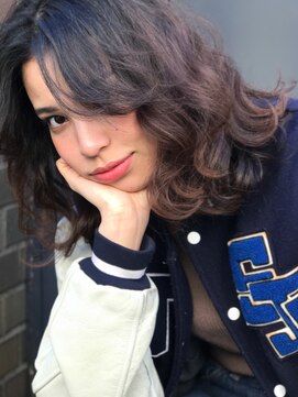 メロウ(MELLOW) レイヤーバングスミディアム