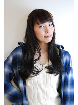 ディンプル(DIMPLE) 大人気イルミナカラーで艶感UP!　ルーズウェーブロング