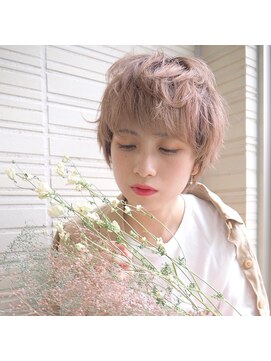 レイズ 立川(RAYS) 【RAYS/金本】ショート×ベビーピンクベージュ