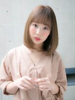 ルティア(Lutia)&nbsp;シアーベージュ　シースルーパッツン前髪