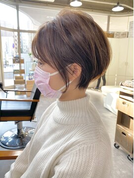 ジーニー 横浜(giinii) giinii_スフレミアショート_シースルーバング