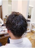 ミディアムスパイラル×ツーブロック【stylist西條】