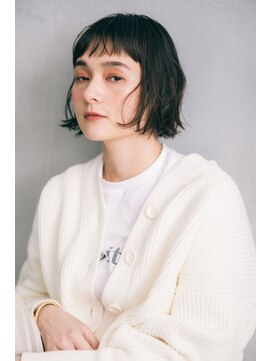 バッテリー ヘアアンドメイク 塚口店(Battery hair&make) ナチュラル外ハネBOB