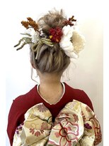 クレドガーデン 西新井店(CRED GARDEN)&nbsp;成人式 卒業式 振袖 袴 ヘアセット/アレンジ/お団子/西新井m