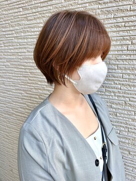 バーチョ(bacio) 20代30代40代◎小顔骨格矯正ショート【麻生/札幌ショート/白髪】