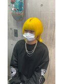 ショートウルフ×ネオンイエロー