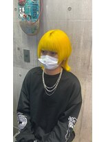 インク 渋谷(INK.)&nbsp;ショートウルフ×ネオンイエロー