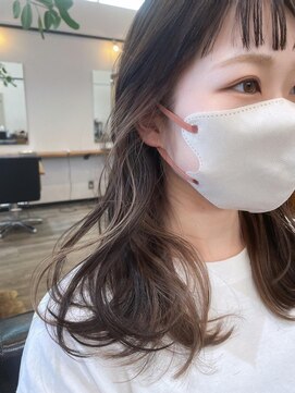 フラッグ ヘアー 天神西通り店(Flag HAIR) インナーカラー　ホワイトベージュ　シンプルベージュ