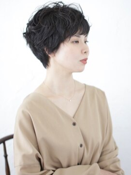 クリュウゲート 吉祥寺店(KURYU GATE) 黒髪/グレーベージュ/レイヤーロング/前髪パーマ[吉祥寺]