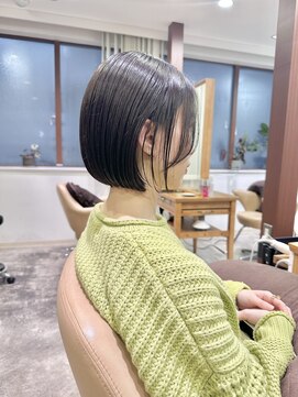 インビテーション 名古屋(invitation) ◎ミニボブ/ラベンダーアッシュ