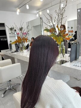 アオ 甲府本店(AO) 《AO hair》髪質改善×チェリーピンク