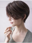 くびれヘア ハンサムショート ミニウルフ