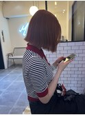 20代30代40代/ボブ/外ハネボブ/カッパーオレンジ［溝の口］
