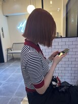 サロンドミルク 溝の口店(salon de MiLK)&nbsp;20代30代40代/ボブ/外ハネボブ/カッパーオレンジ［溝の口］