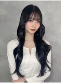 韓国レイヤー/艶髪/ダークカラー