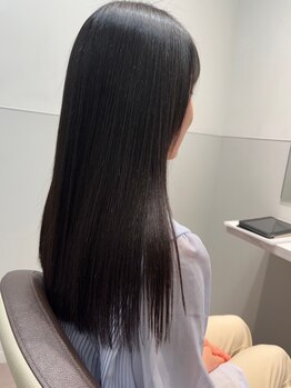 ユヌヘアー 西千葉(unu hair)の写真/クセは気になるけどダメージはもっと気になる方へ。自然な質感に仕上がるネオメテオストレート取扱[西千葉]