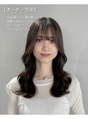 韓国風パーマ/コテ巻き風パーマ/レイヤーカット/韓国ヘア