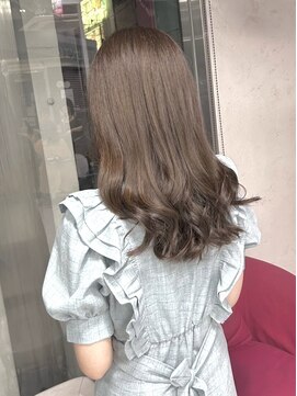 アジールヘア 東上野店(agir hair) ショコラブラウンブリーチなしダブルカラー【上野】