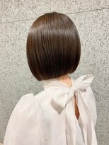 アールヘアーデザイン 千種(r hair design) 小顔見せショートベージュカラーブリーチしない透明感カラー