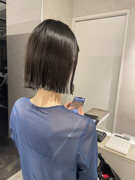 キートス(Kiitos) 切りっぱなしボブぱつっとボブミニボブ