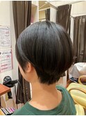 大人かわいい耳掛けハンサムひし形束感ショート☆