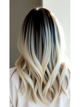 クールドセリエ 新宿南口店(Coeur de cellier) ホワイトバレイヤージュ