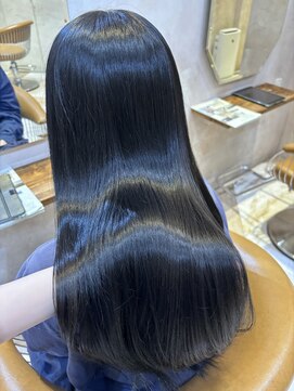 ロンドローズ 名古屋(Lond damaskRose) 顔周り ダブルカラー 名駅 ブリーチ 髪質改善 ボブ 韓国529