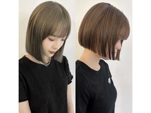 似合わせボブカットと品のある柔らかいくすみカラー！新しい自分が見つかるヘアスタイルに【NAO】 指名で◎